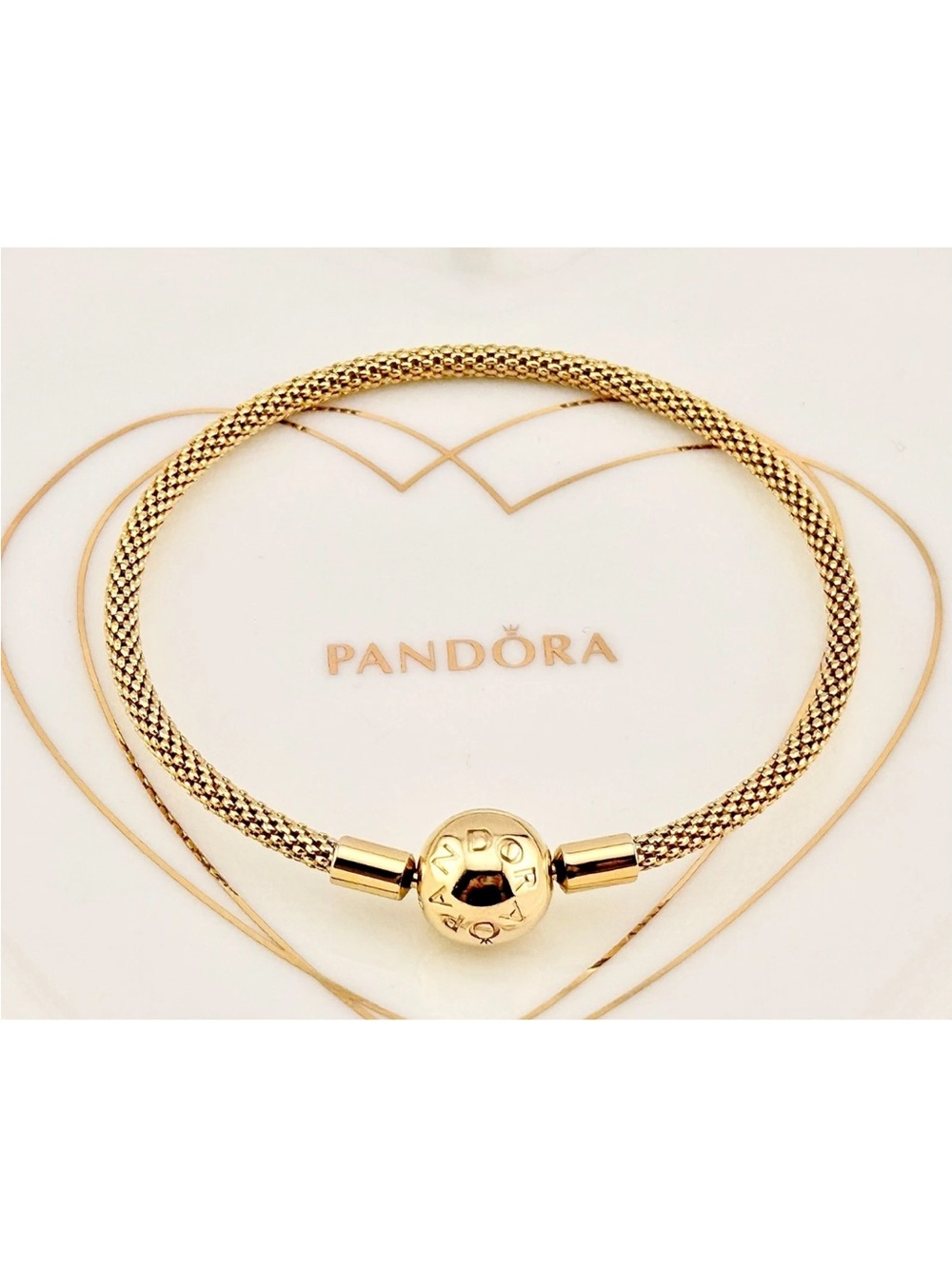 Pandora Gold Snake Chain Bracelet - Gold
